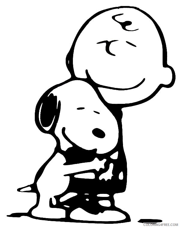 Snoopy Coloring Pages Cartoons Snoopy Love Charlie Brown Printable 2020 5694 Coloring4free