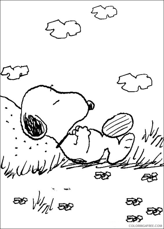 Snoopy Coloring Pages Cartoons Snoopy Printable 2020 5660 Coloring4free