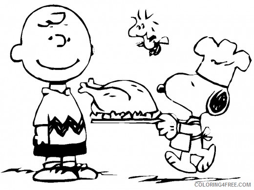 Snoopy Coloring Pages Cartoons Snoopy Thanksgiving Printable 2020 5681 Coloring4free