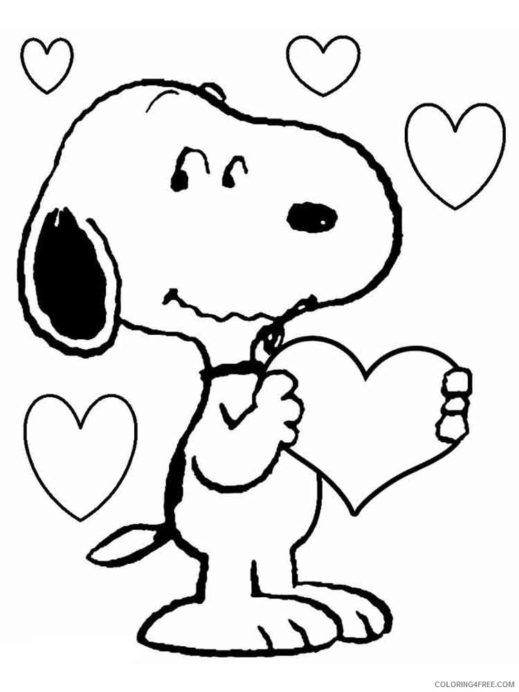 Snoopy Coloring Pages Cartoons snoopy 17 Printable 2020 5664 Coloring4free