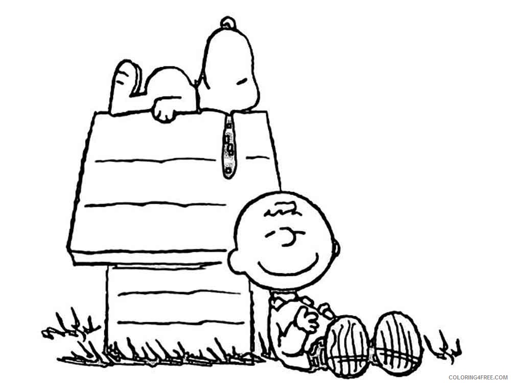 Snoopy Coloring Pages Cartoons snoopy 3 Printable 2020 5666 Coloring4free