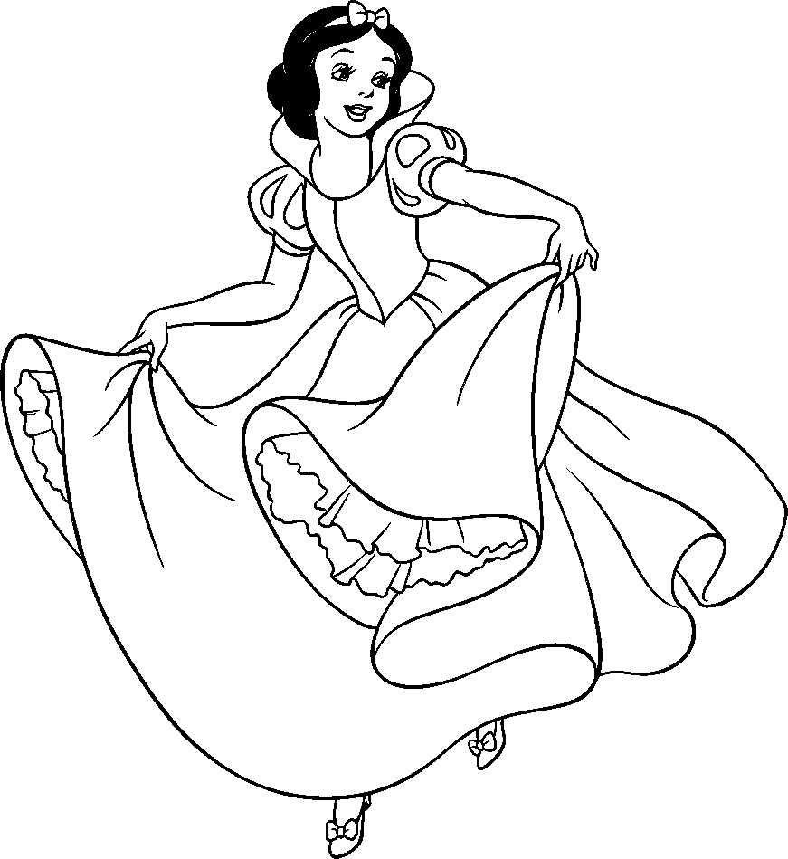 Snow White Coloring Pages Cartoons Color Snow White Printable 2020 5702 Coloring4free
