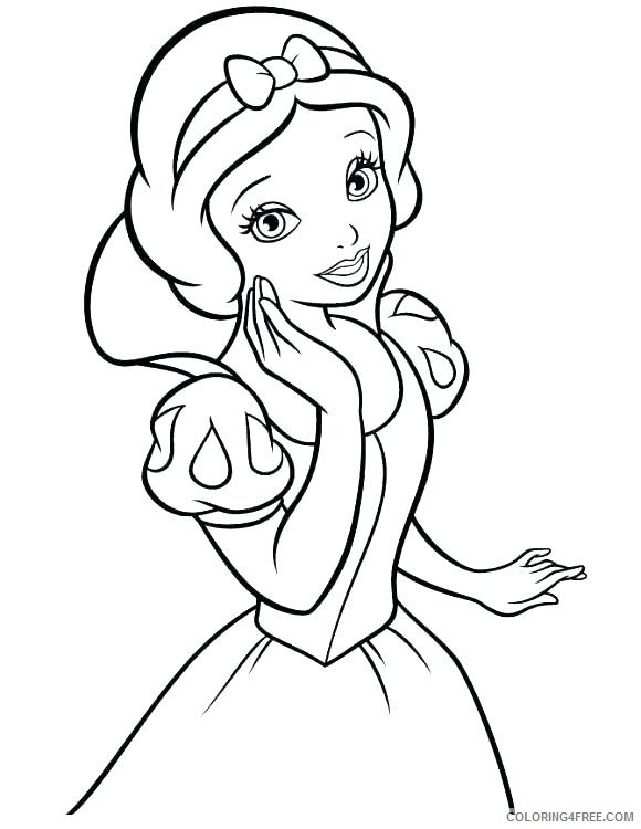 Snow White Coloring Pages Cartoons Disney Snow White Printable 2020 5703 Coloring4free