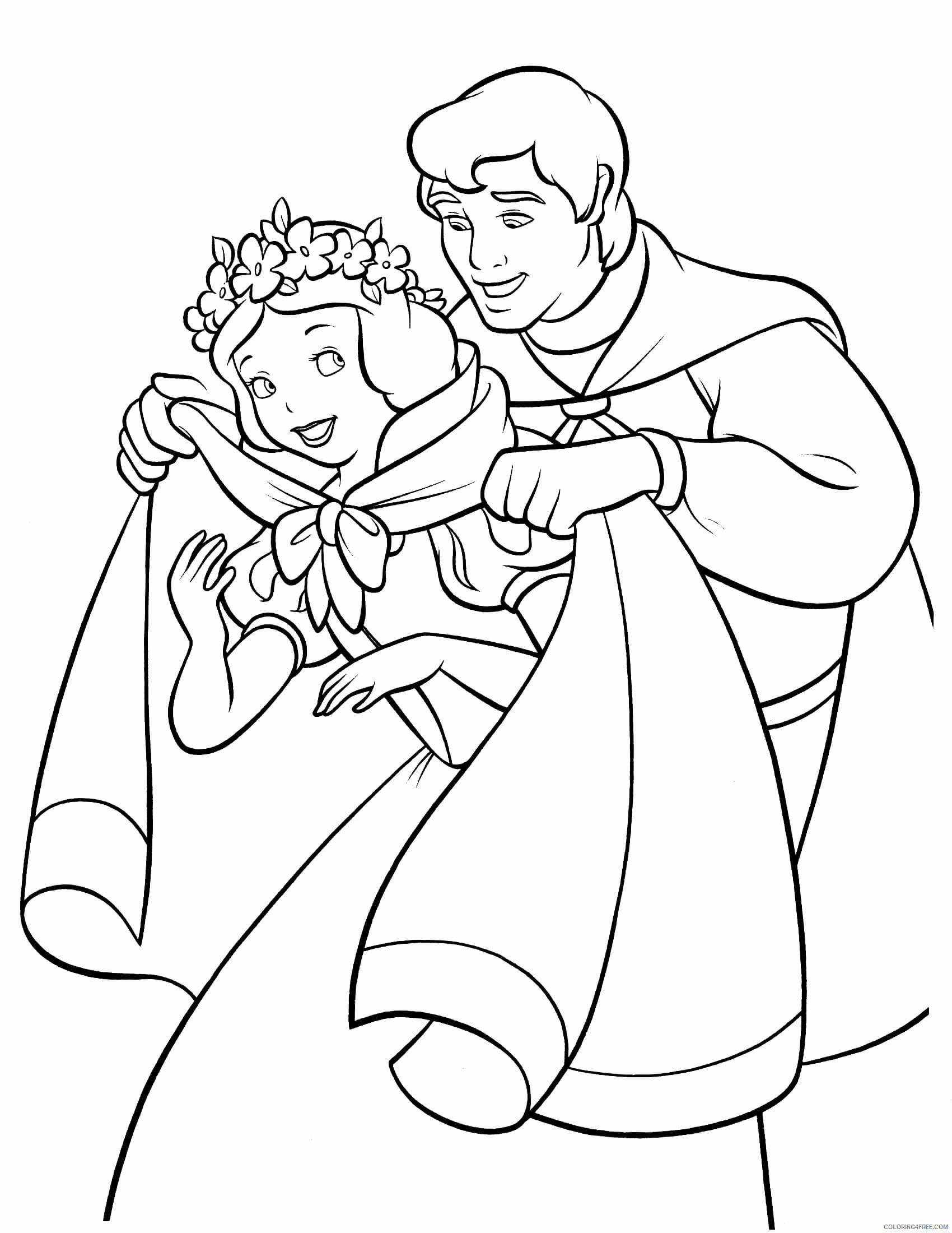 Snow White Coloring Pages Cartoons Snow White Pictures to Printable 2020 5817 Coloring4free
