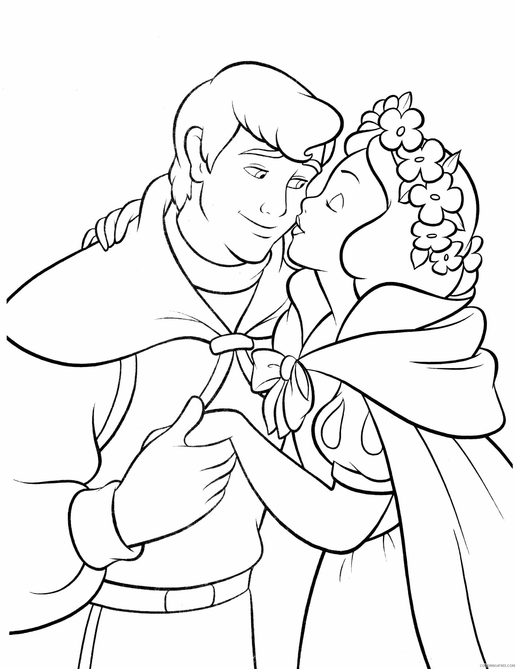 Snow White Coloring Pages Cartoons Snow White Someday Printable 2020 5819 Coloring4free