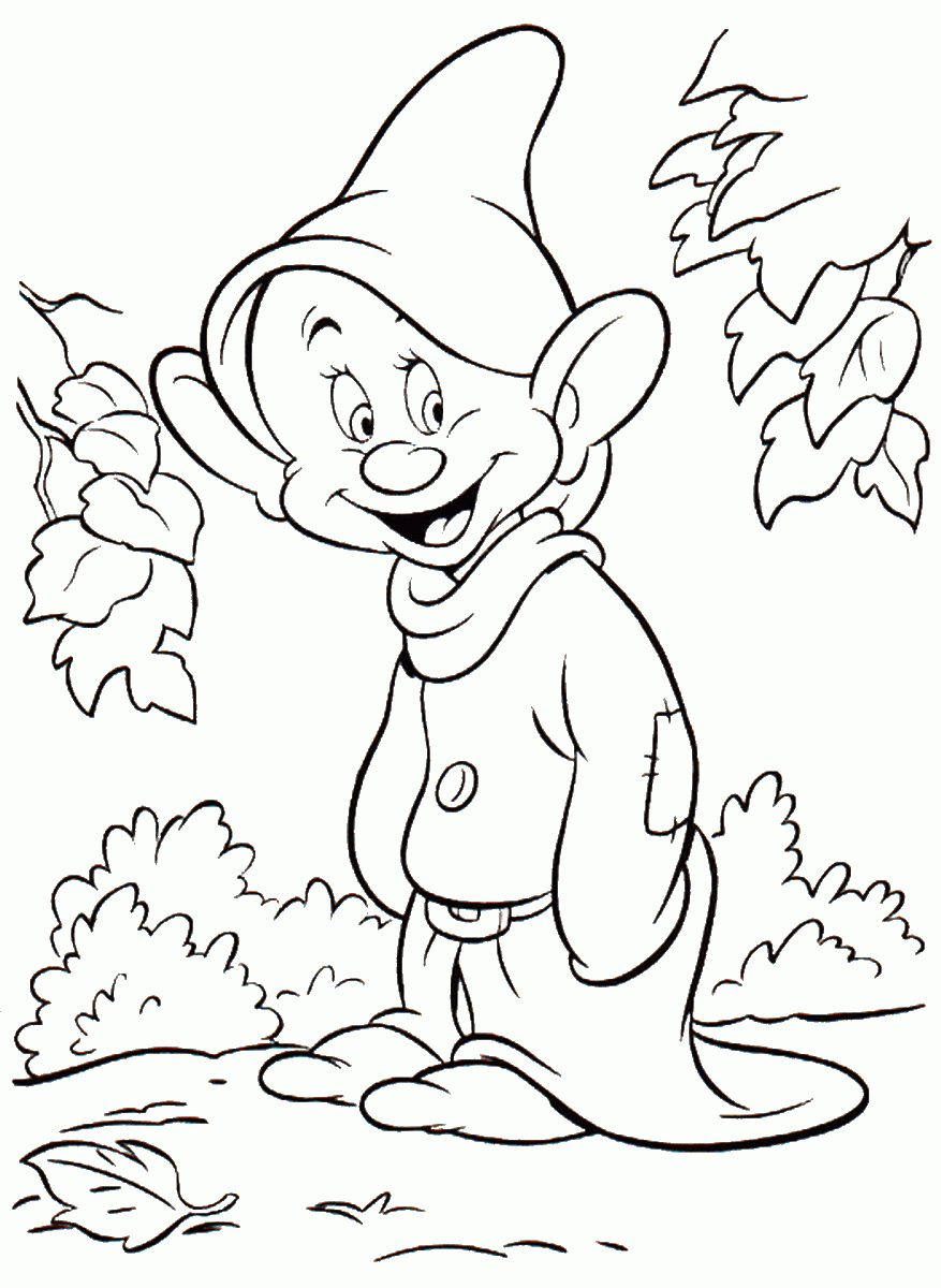Snow White Coloring Pages Cartoons snow_white_cl_02 Printable 2020 5722 Coloring4free