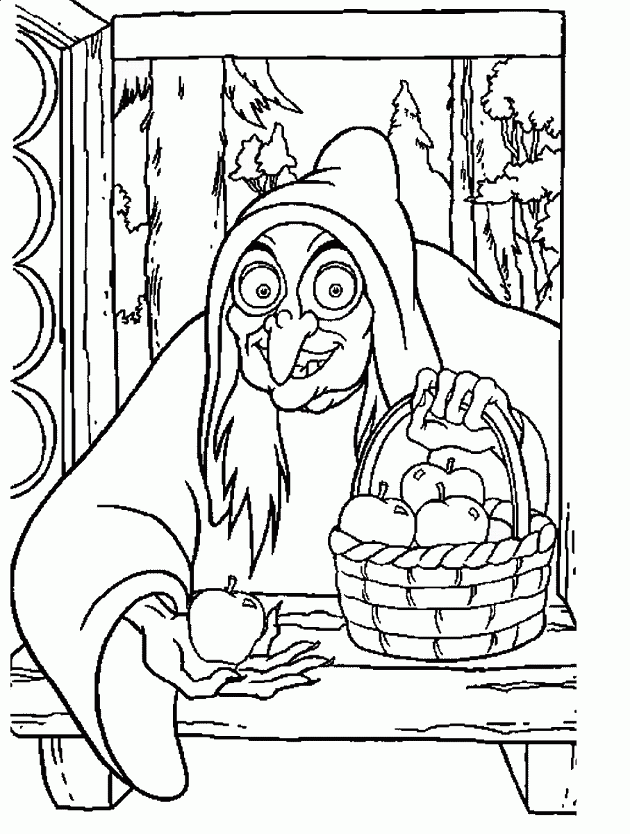 Snow White Coloring Pages Cartoons snow_white_cl_37 Printable 2020 5731 Coloring4free