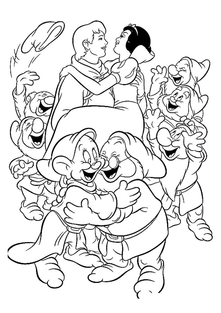 Snow White Coloring Pages Cartoons snow_white_cl_52 Printable 2020 5738 Coloring4free