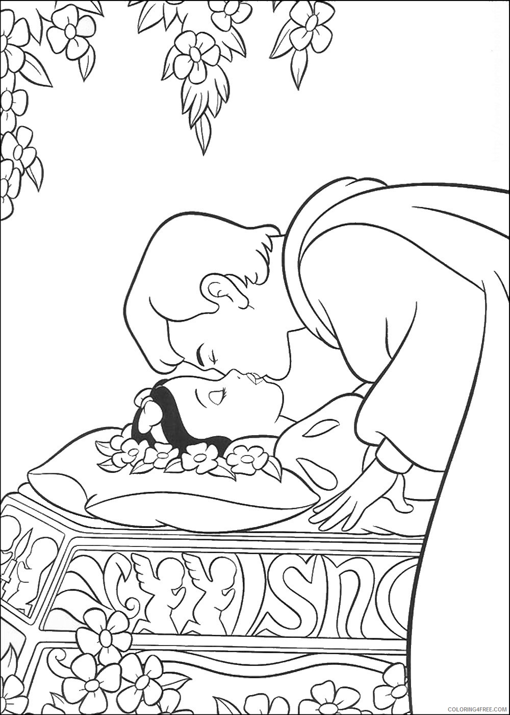 Snow White Coloring Pages Cartoons snow_white_cl_74 Printable 2020 5749 Coloring4free