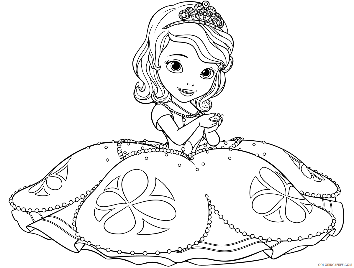 Sofia the First Coloring Pages Cartoons 1528254766_princess sofia Printable 2020 5822 Coloring4free