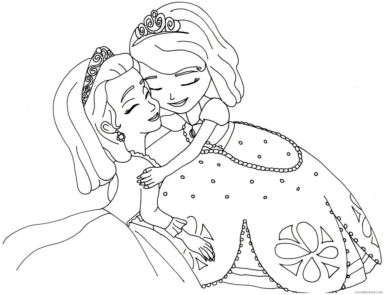 Sofia the First Coloring Pages Cartoons Color Sofia the First Pictures Printable 2020 5831 Coloring4free