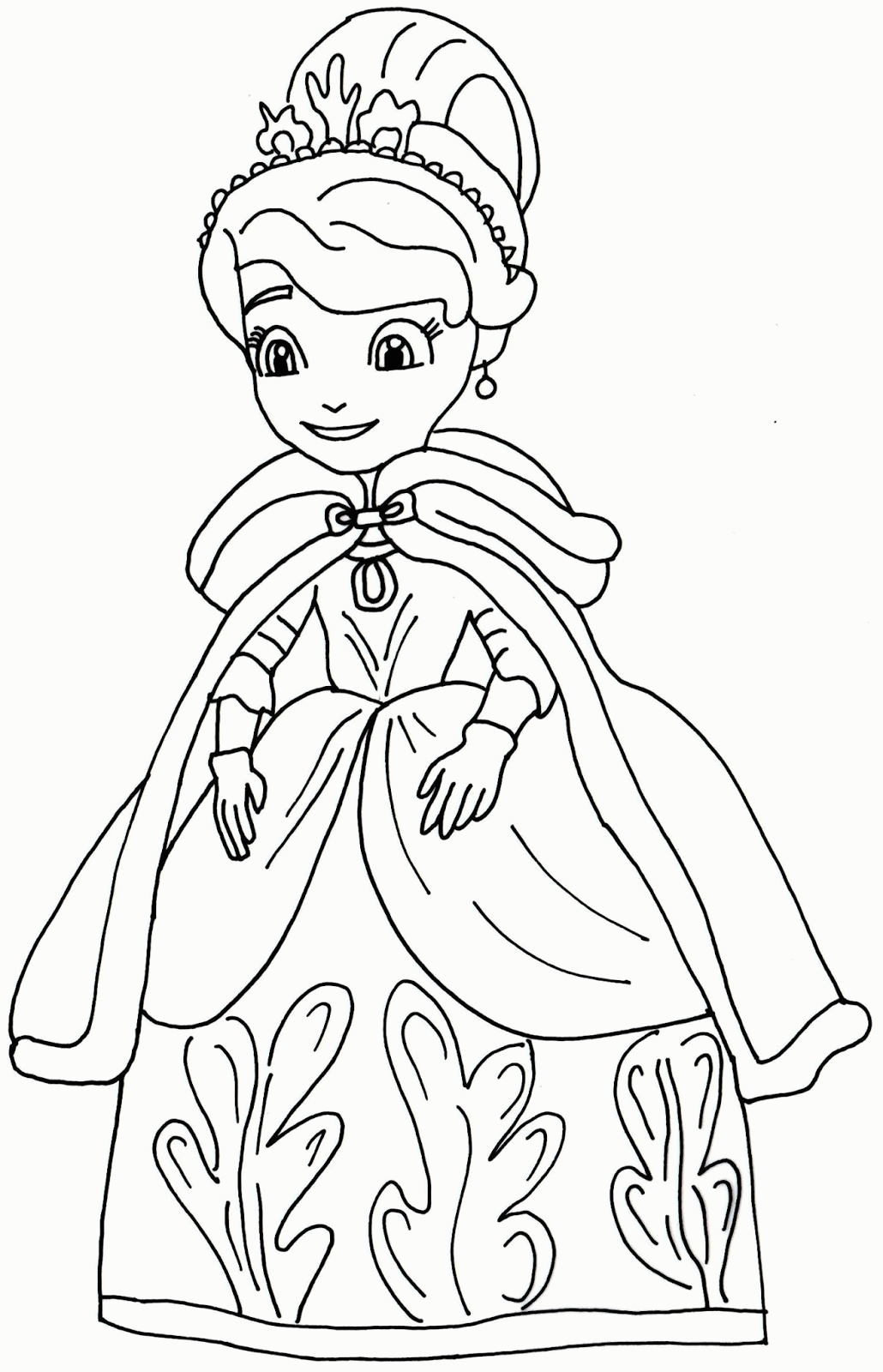 Sofia the First Coloring Pages Cartoons Princess Sofia the First Printable 2020 5837 Coloring4free