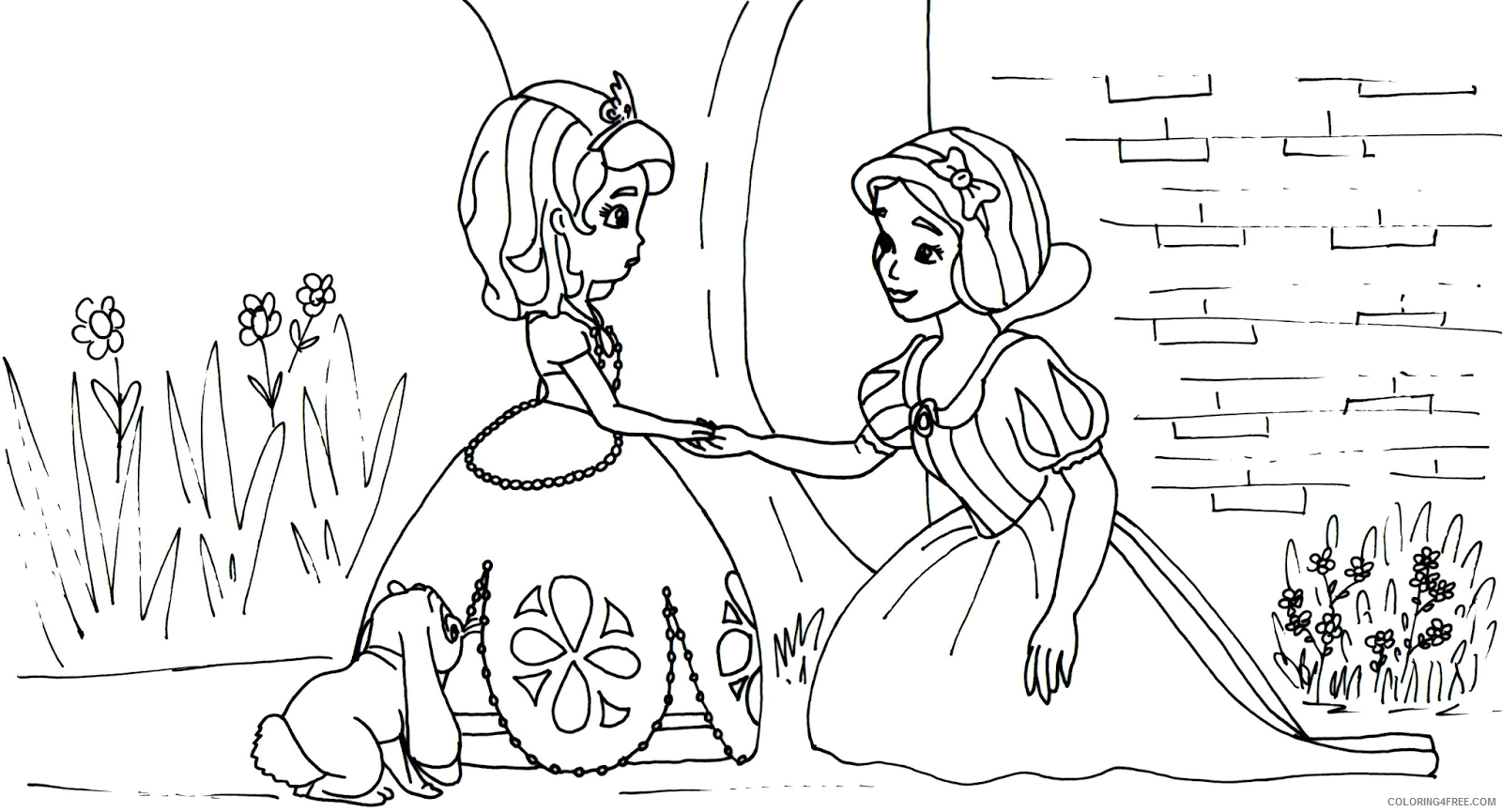 Sofia the First Coloring Pages Cartoons Printable Sofia the First Printable 2020 5838 Coloring4free