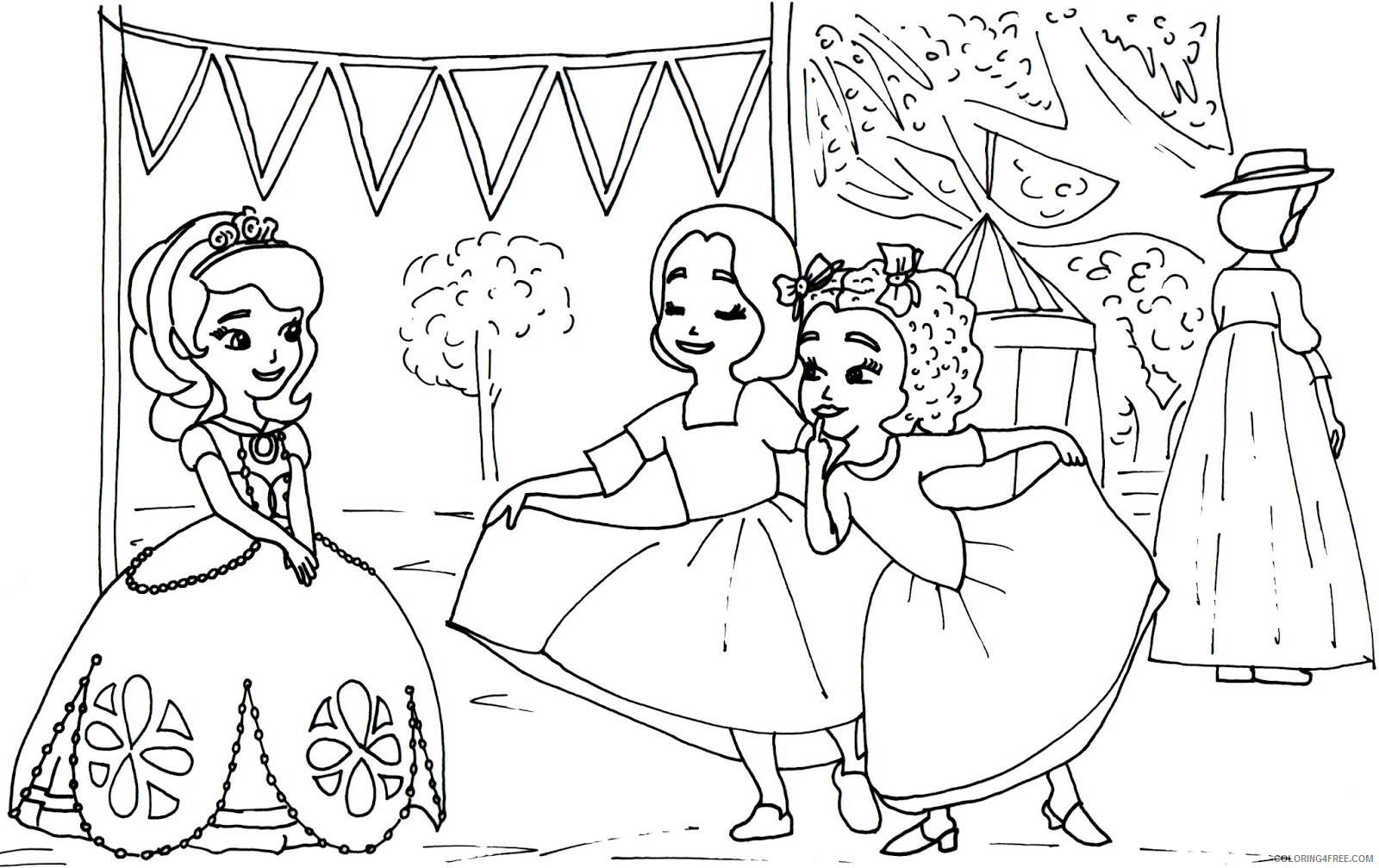 Sofia the First Coloring Pages Cartoons Sofia the First Frees Printable 2020 5877 Coloring4free