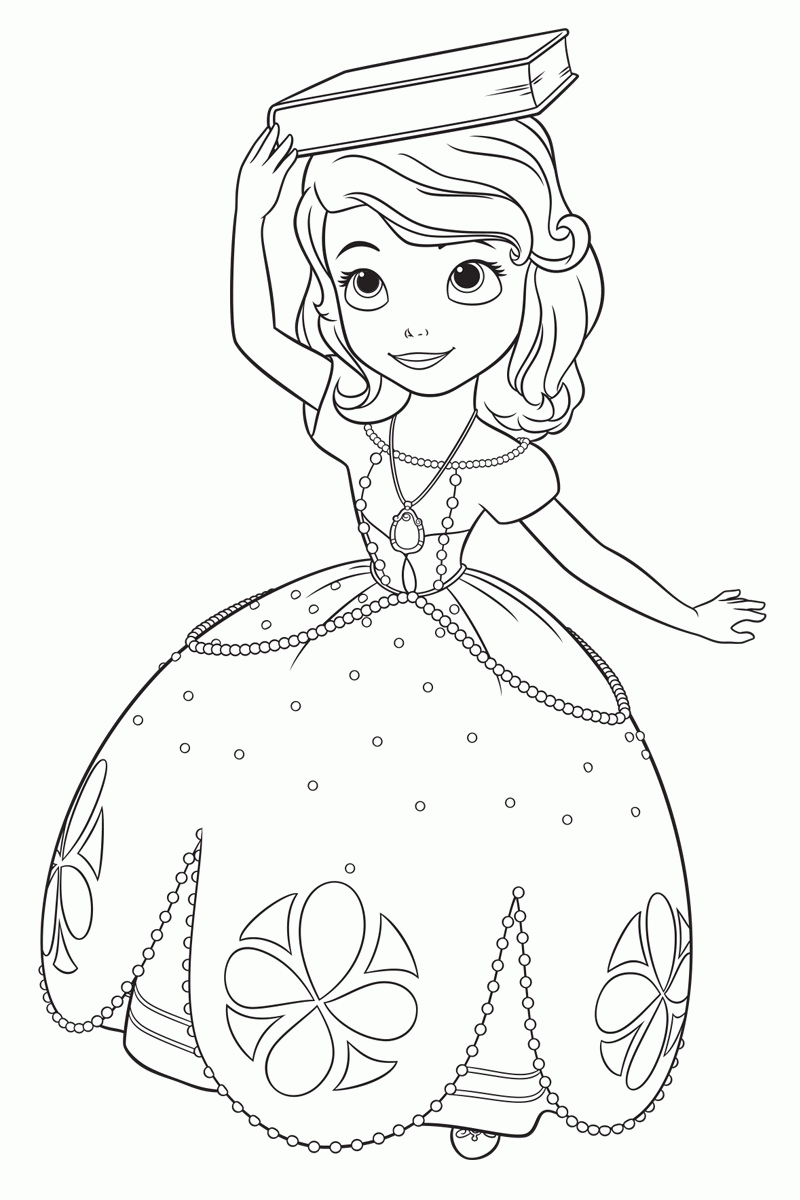Sofia the First Coloring Pages Cartoons Sofia the First Pictures Printable 2020 5879 Coloring4free