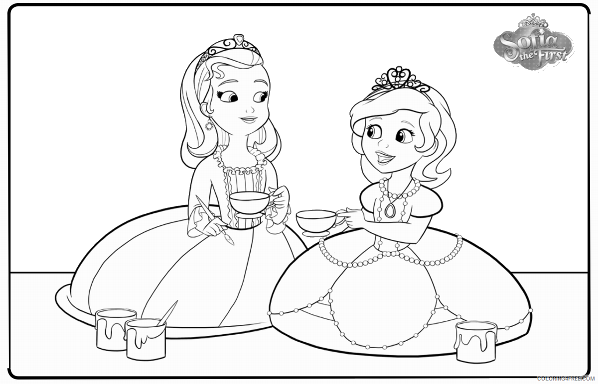Sofia the First Coloring Pages Cartoons Sofia_the_First_coloring_2 Printable 2020 5849 Coloring4free