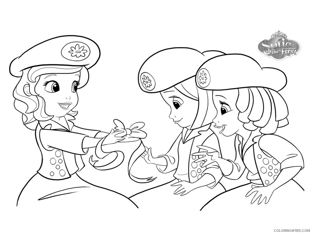 Sofia the First Coloring Pages Cartoons sofia the first 19 Printable 2020 5868 Coloring4free