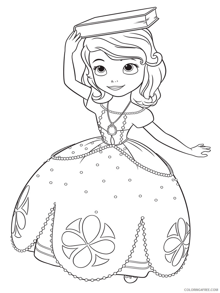 Sofia the First Coloring Pages Cartoons sofia the first 3 Printable 2020 5870 Coloring4free