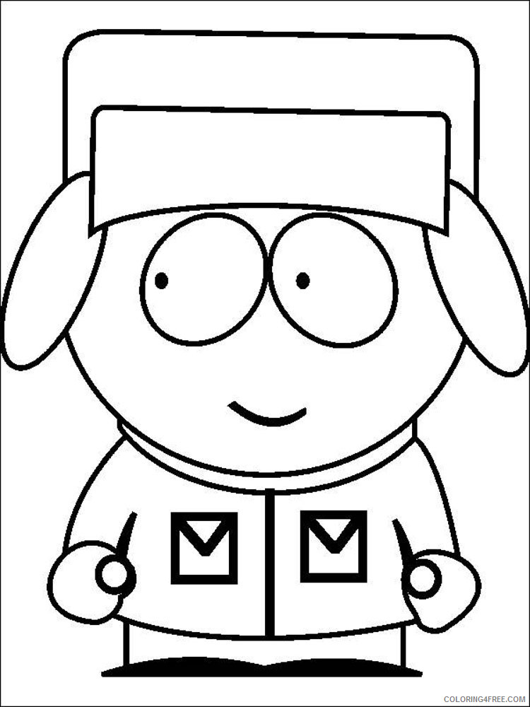 South Park Coloring Pages Cartoons South Park 1 Printable 2020 5885 Coloring4free