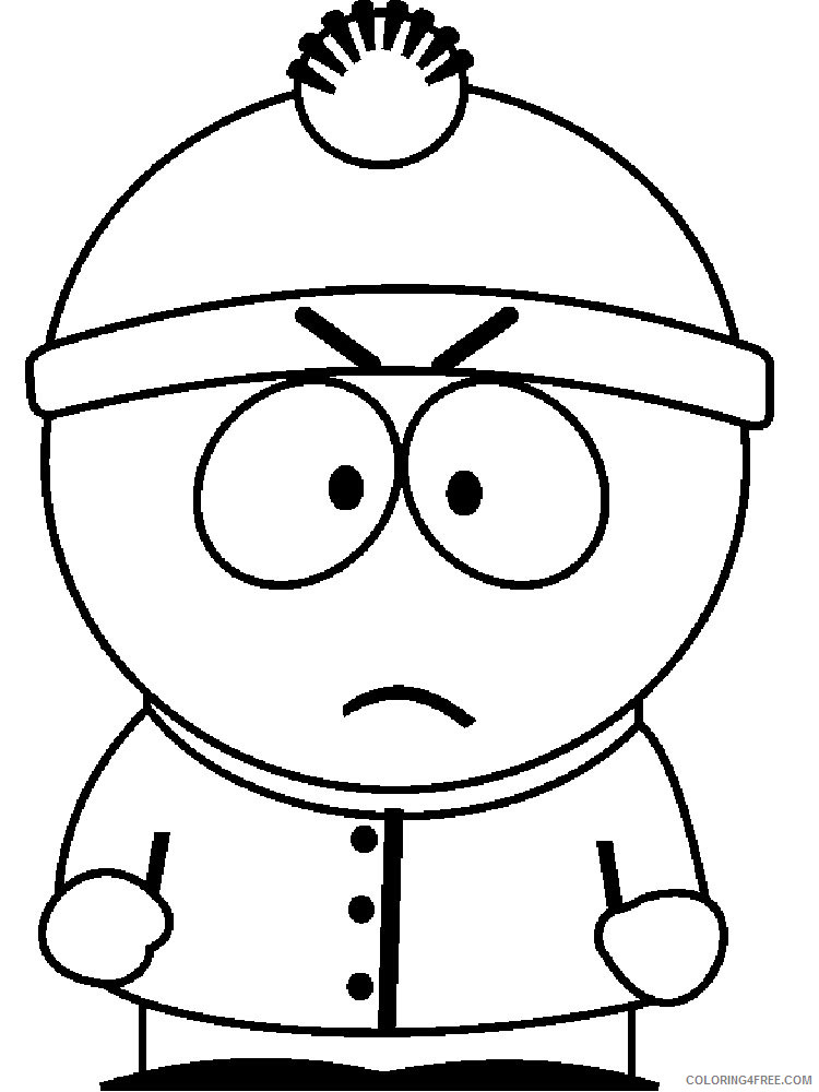 South Park Coloring Pages Cartoons South Park 11 Printable 2020 5887 Coloring4free