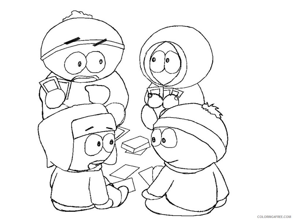 South Park Coloring Pages Cartoons South Park 3 Printable 2020 5889 Coloring4free