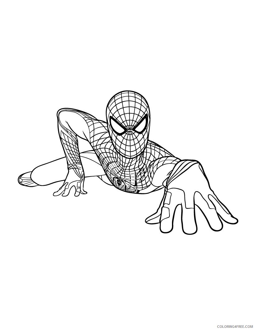 Spider Man Coloring Pages Superheroes Printable 2020 Coloring4free