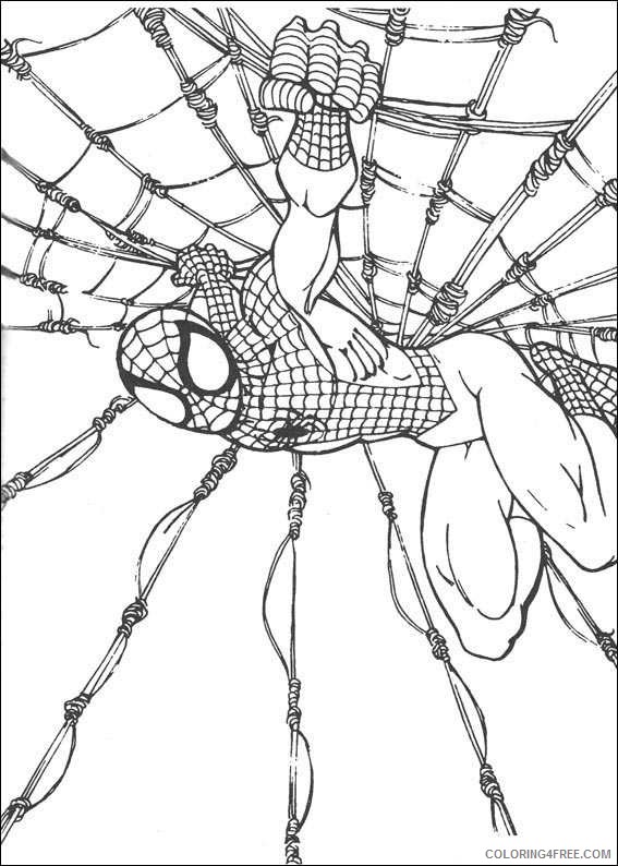 Spider Man Coloring Pages Superheroes Printable 2020 Coloring4free