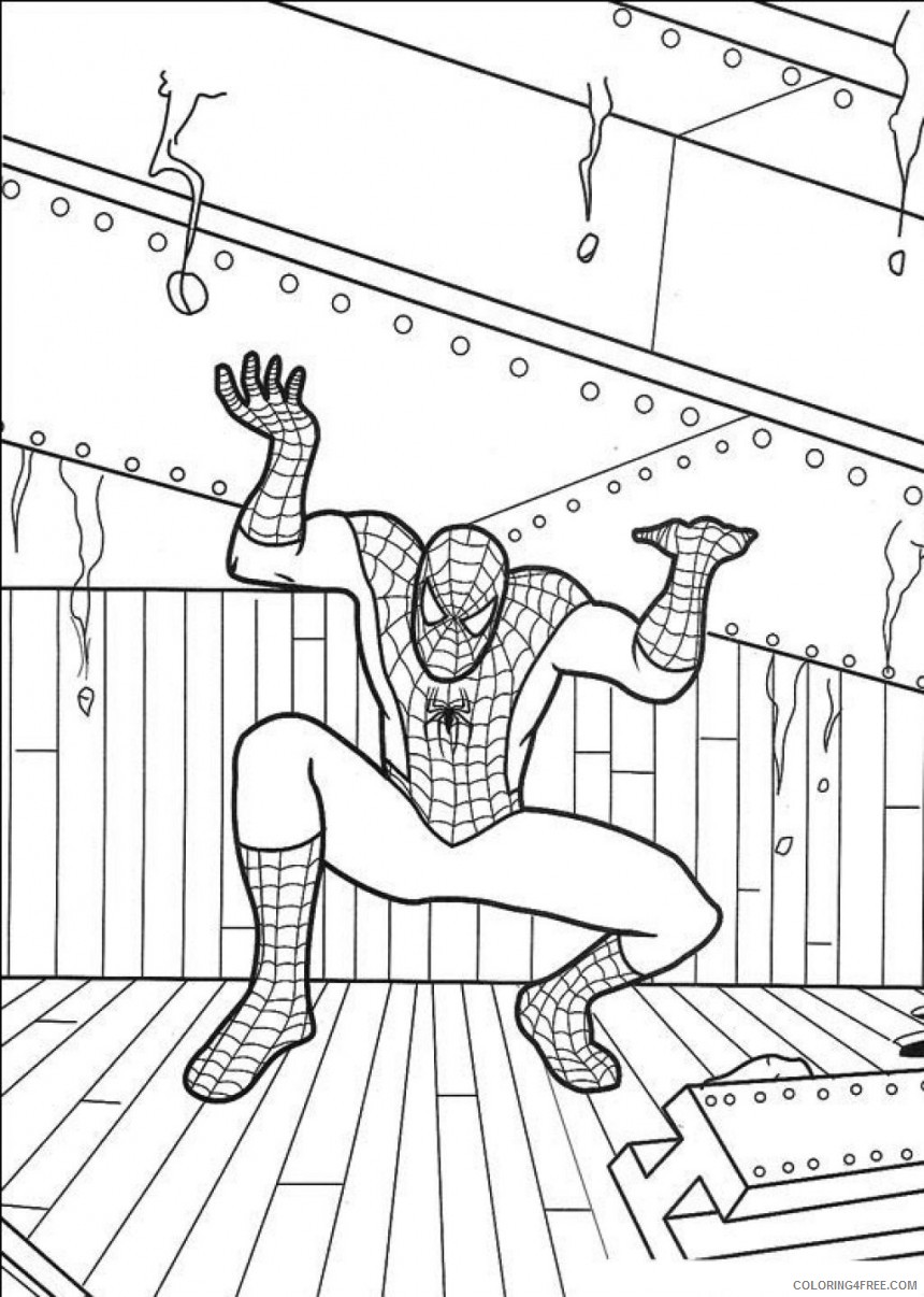 Spider Man Coloring Pages Superheroes Printable 2020 Coloring4free