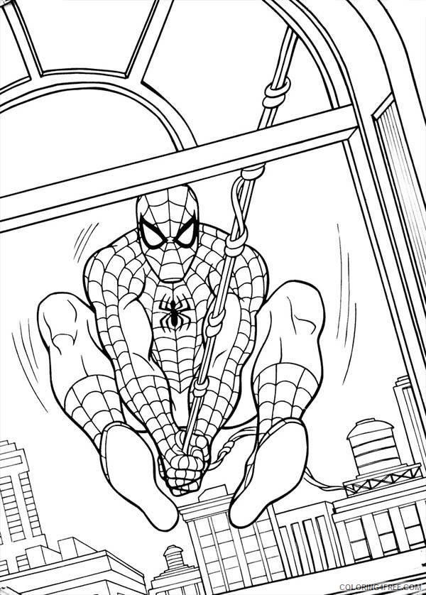Spider Man Coloring Pages Superheroes Printable 2020 Coloring4free ...