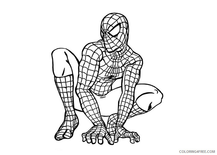 Spider Man Coloring Pages Superheroes Printable 2020 Coloring4free