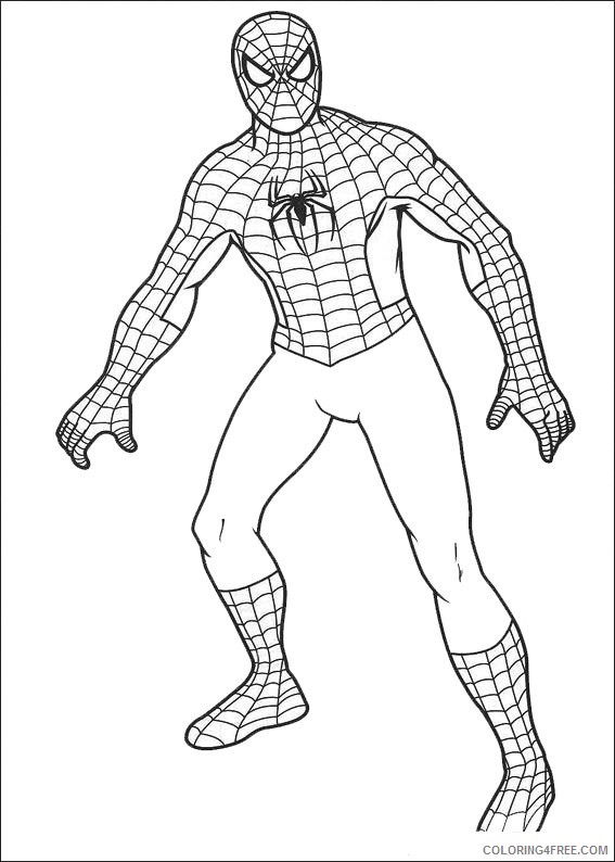 Spider Man Coloring Pages Superheroes Printable 2020 Coloring4free