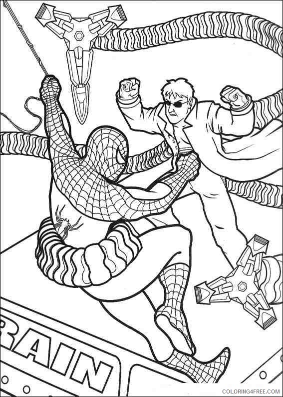 Spider Man Coloring Pages Superheroes Printable 2020 Coloring4free