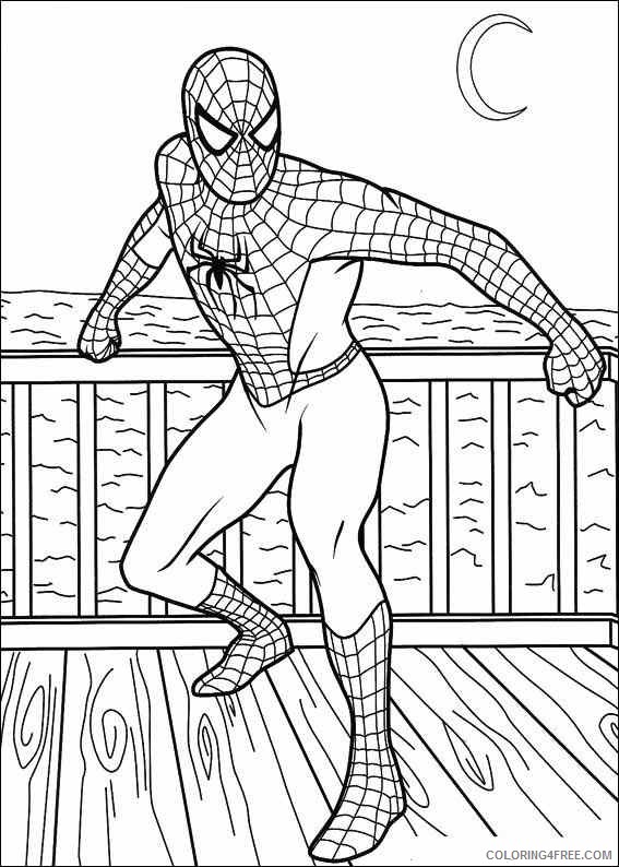 Spider Man Coloring Pages Superheroes Printable 2020 Coloring4free