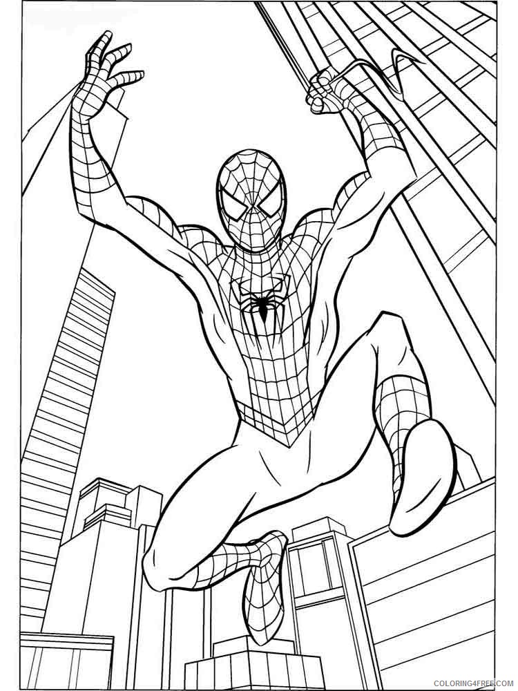 Spider Man Coloring Pages Superheroes Printable 2020 Coloring4free