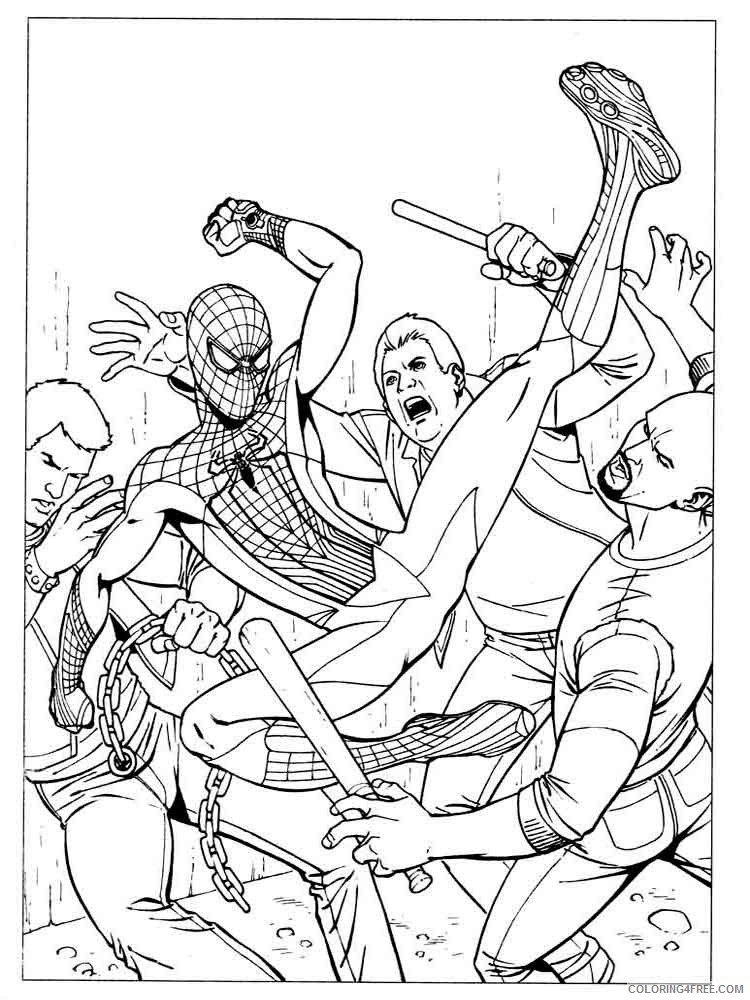 Spider Man Coloring Pages Superheroes Printable 2020 Coloring4free