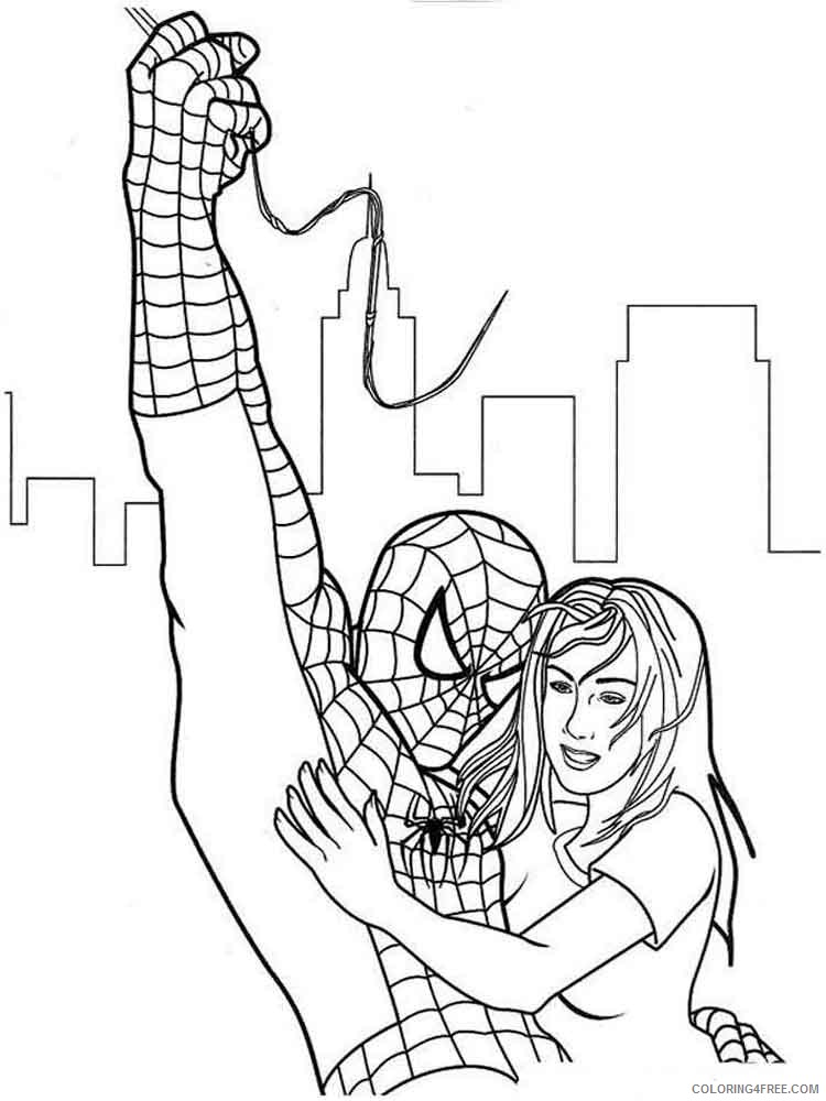 Spider Man Coloring Pages Superheroes Printable 2020 Coloring4free