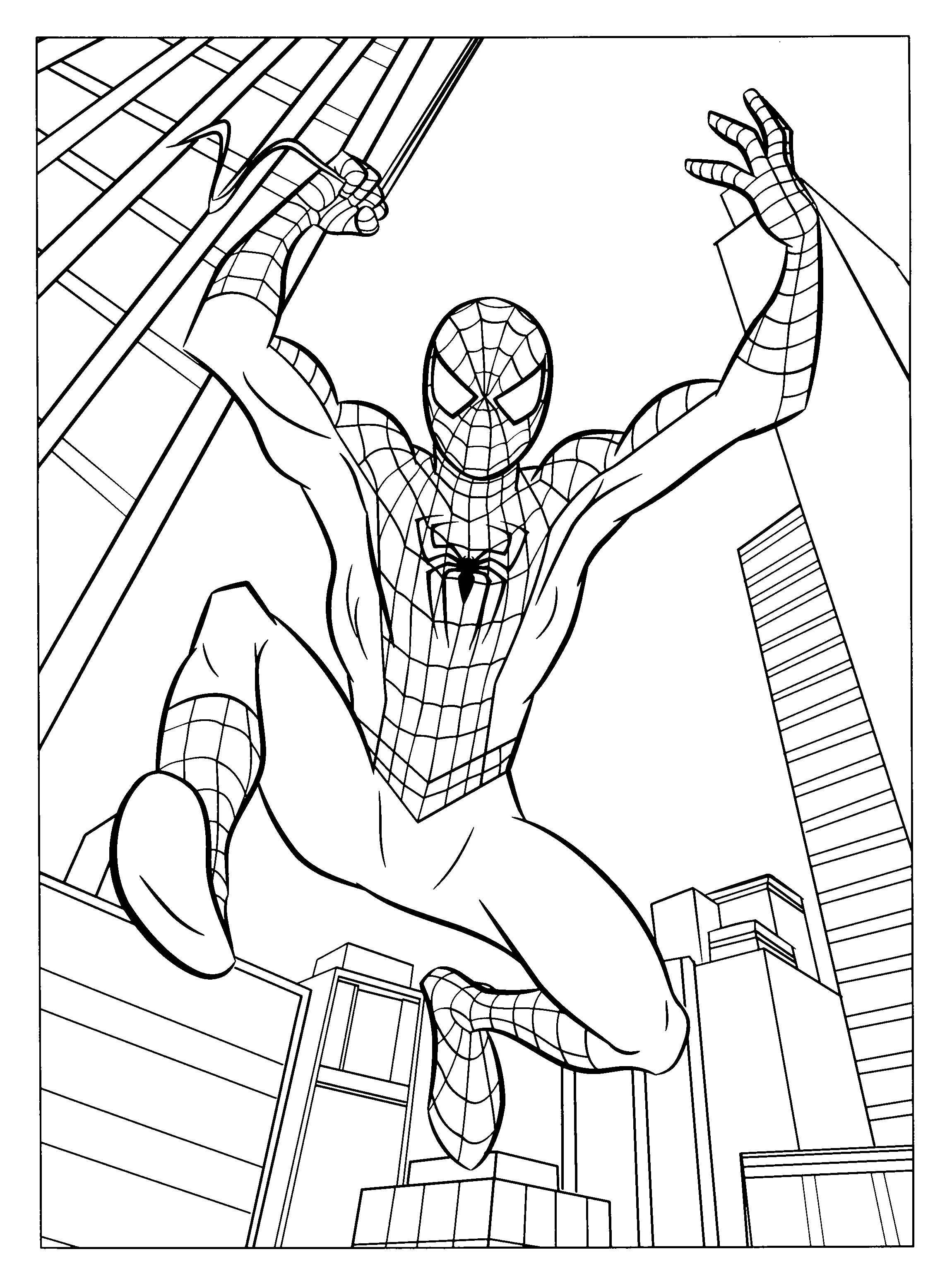 Spider Man Coloring Pages Superheroes Printable 2020 Coloring4free