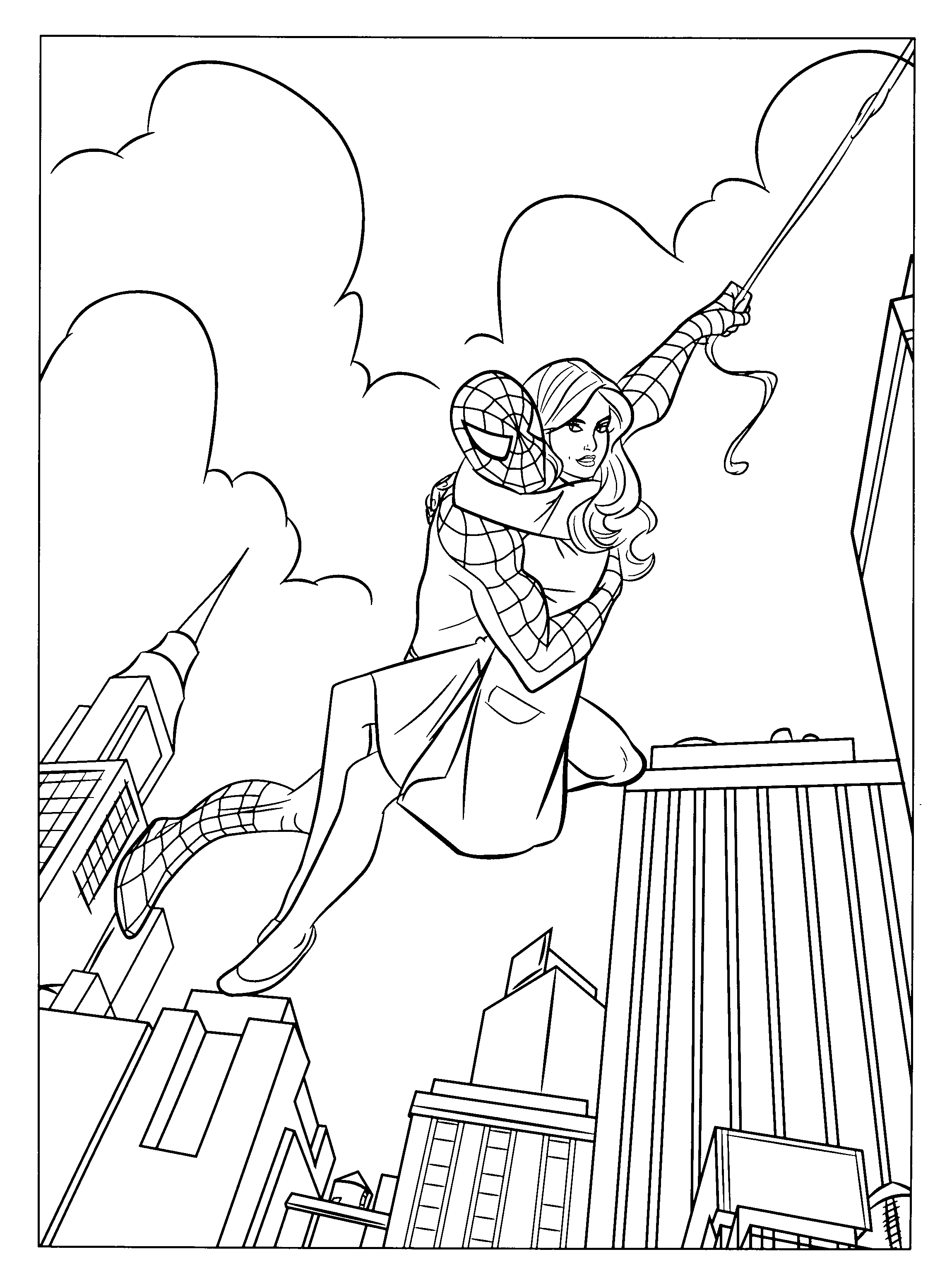 Spider Man Coloring Pages Superheroes Printable 2020 Coloring4free