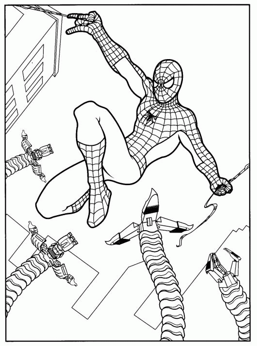 Spider Man Coloring Pages Superheroes Printable 2020 Coloring4free