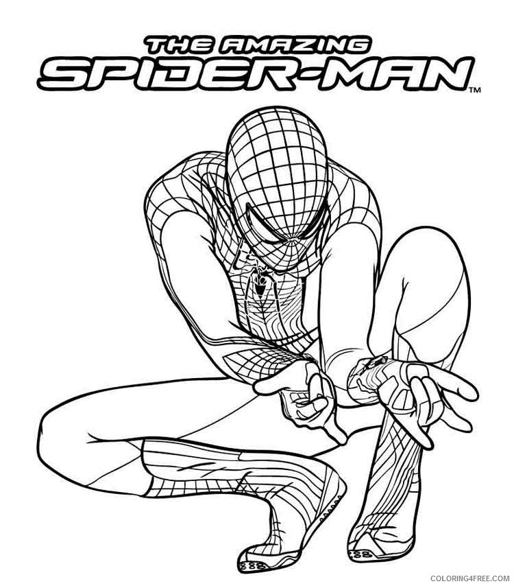 Spider Man Coloring Pages Superheroes Printable 2020 Coloring4free