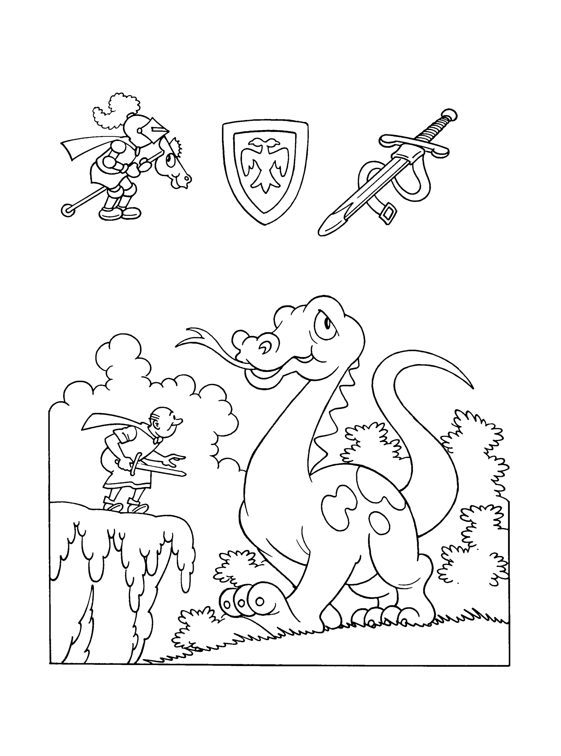 Spike and Suzy Coloring Pages Cartoons spike and suzy 22 Printable 2020 5909 Coloring4free