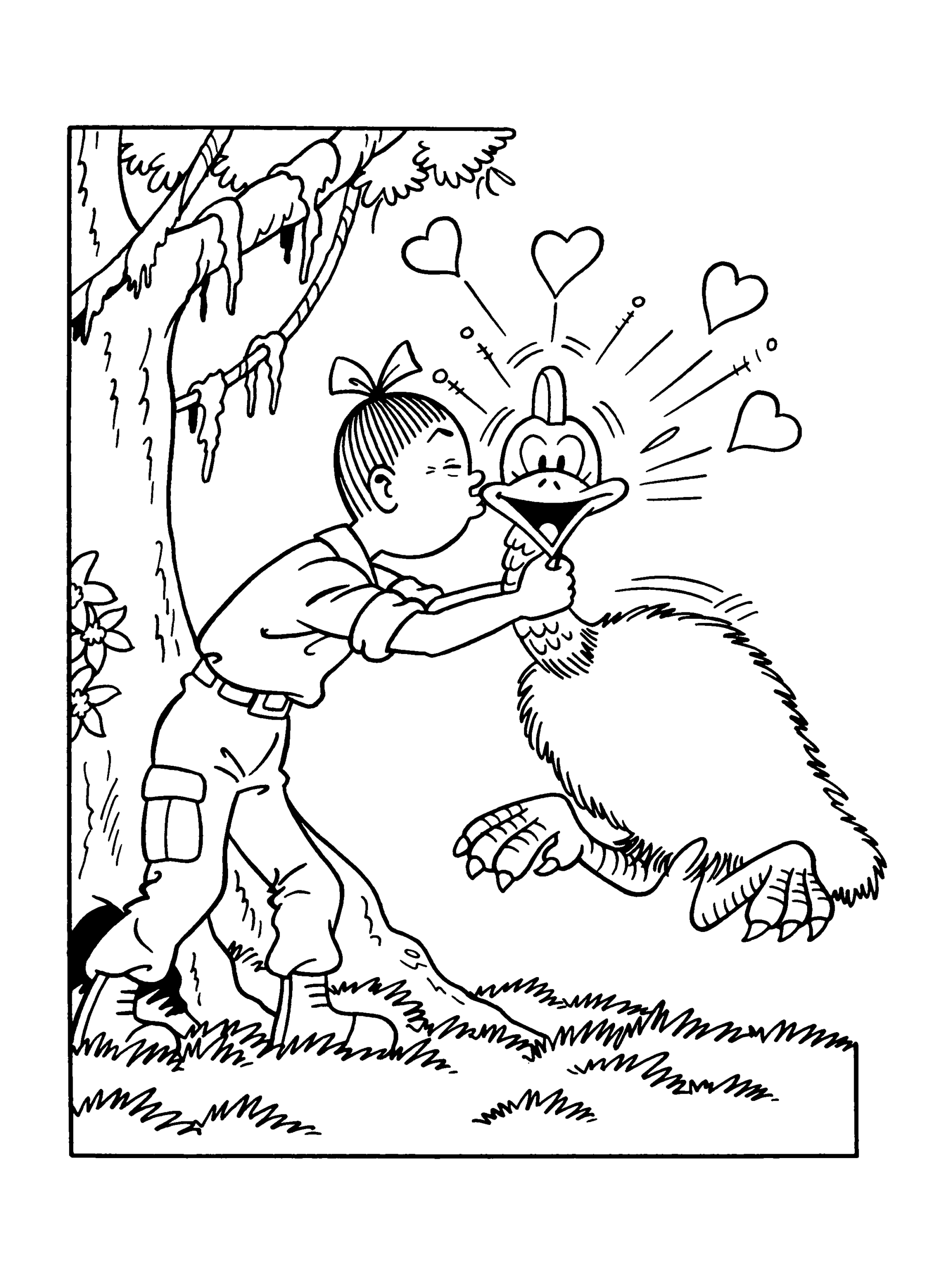 Spike and Suzy Coloring Pages Cartoons spike and suzy 51 Printable 2020 5939 Coloring4free