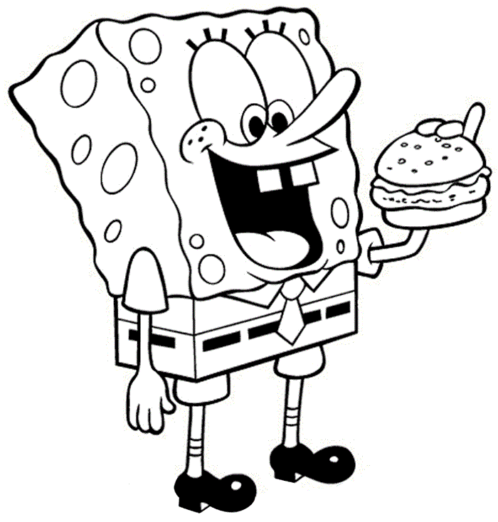 SpongeBob SquarePants Coloring Pages Cartoons Spongebob Squarepants For Kids Printable 2020 6061 Coloring4free