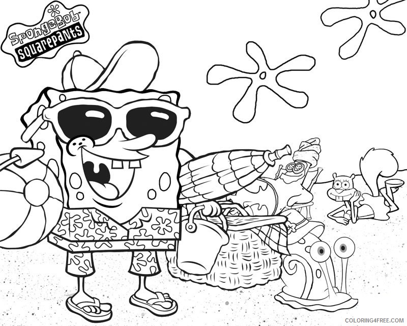 SpongeBob SquarePants Coloring Pages Cartoons Spongebob Squarepants Printable 2020 6063 Coloring4free
