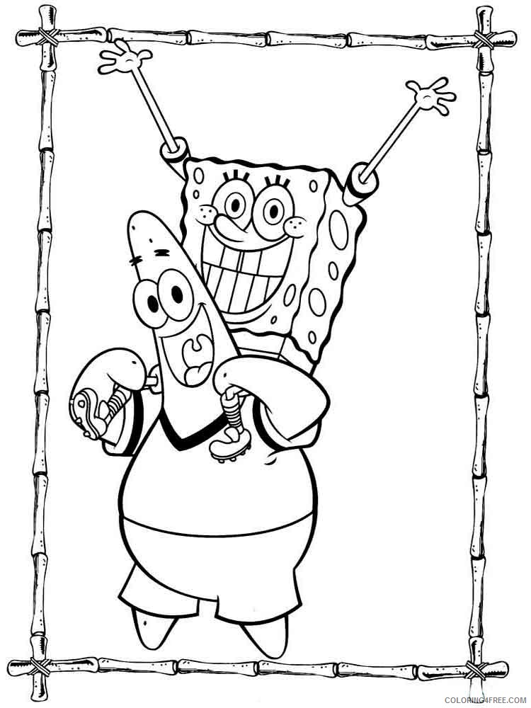 SpongeBob SquarePants Coloring Pages Cartoons spongebob 11 Printable 2020 6008 Coloring4free