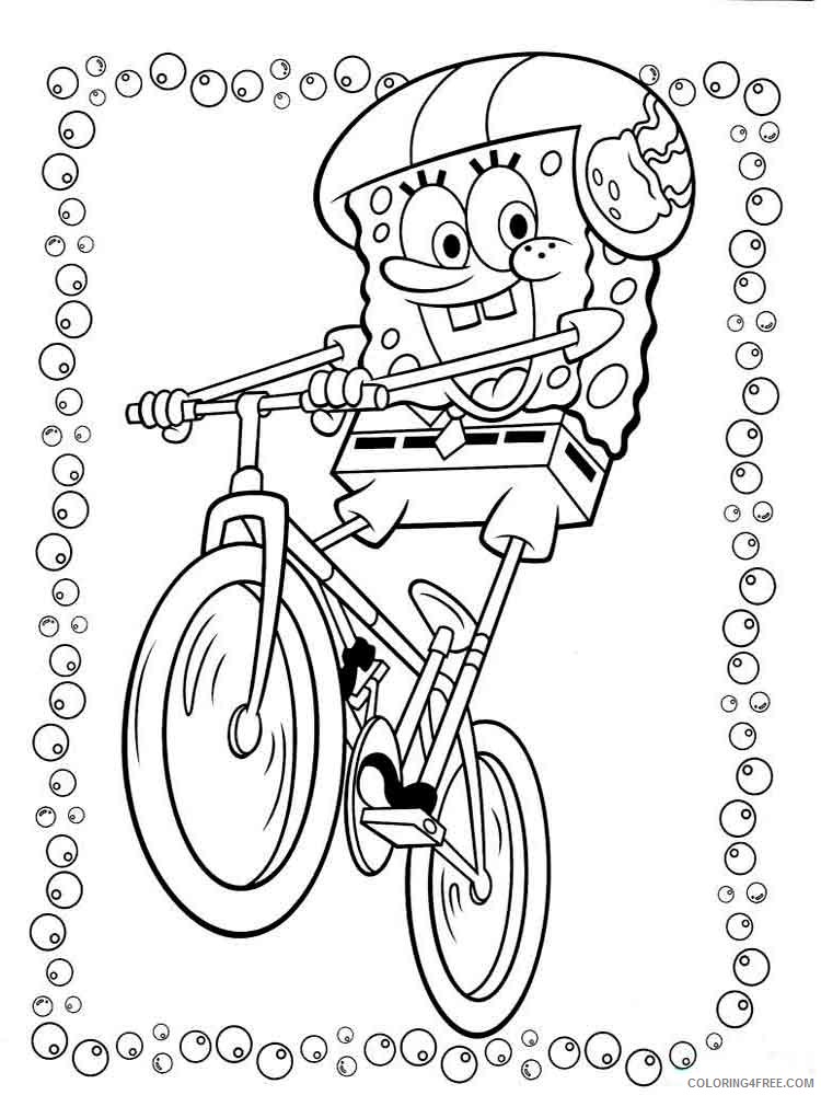 SpongeBob SquarePants Coloring Pages Cartoons spongebob 23 Printable 2020 6018 Coloring4free