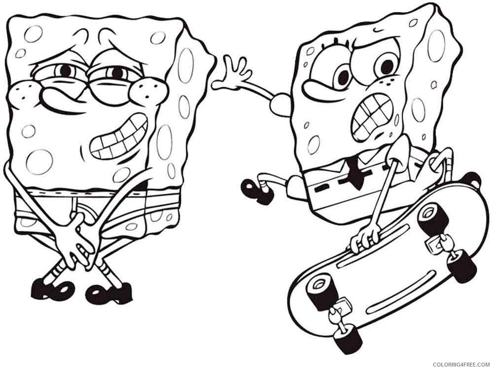 SpongeBob SquarePants Coloring Pages Cartoons spongebob 34 Printable 2020 6028 Coloring4free