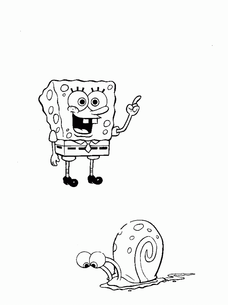 SpongeBob SquarePants Coloring Pages Cartoons spongebob_cl_25 Printable 2020 5973 Coloring4free