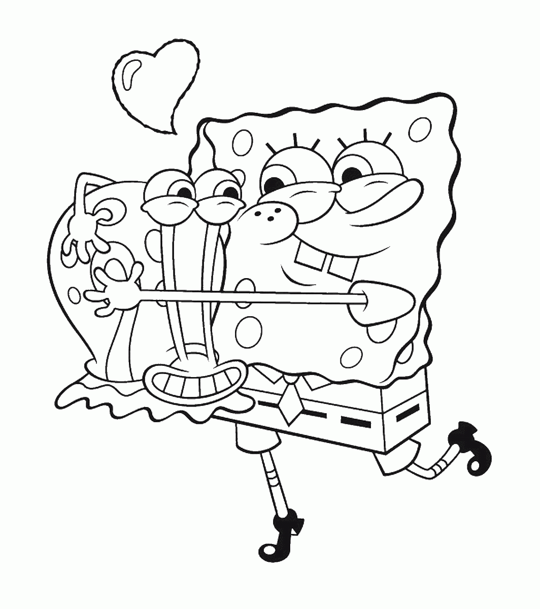 SpongeBob SquarePants Coloring Pages Cartoons spongebob_cl_55 Printable 2020 5988 Coloring4free