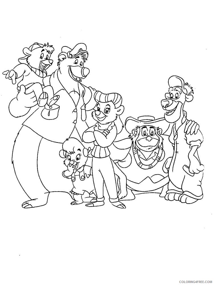 TaleSpin Coloring Pages Cartoons TaleSpin 5 Printable 2020 6085 Coloring4free